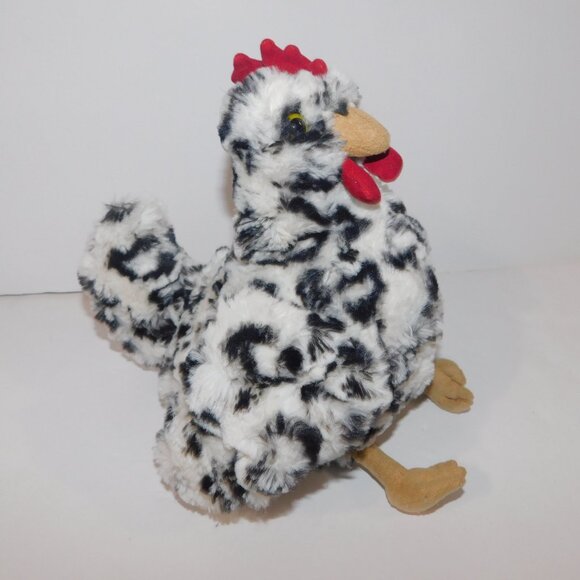 Manhattan Toy Henley Black White Chicken 9" Plush Stuffed Farm Toy - Picture 2 of 6